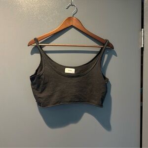 Joah Brown Charcoal Crop Top